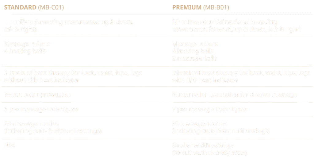 Perbandingan Standard vs Premium