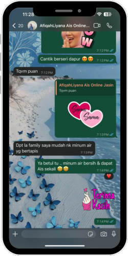 Testimoni pelanggan 1